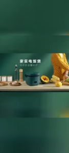 Mini Non-stick Rice Cooker European Retro Vintage Elegant Design Electric Cooker