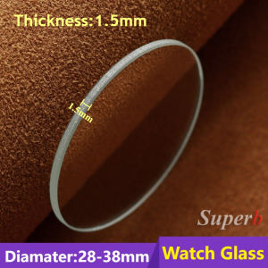 Diameter 28mm-38mm Flat Thickness 1.5mm Round Watch Glass Smart Watch Replacement Lens Glass Mirror Watch Repair Tools
