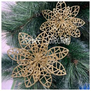 Bunga Natal 2pc (AN170) 3pc (AN178) 6pc (384)/ Bunga Hias natal/ christmas decoration/ bunga hampers natal