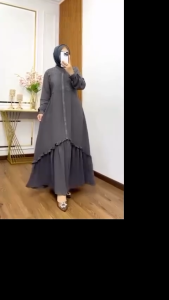 COD Laluna Dress Ceruty Babydoll Brokat Dress Kondangan Terbaru Dress Mewah Dres Dewasa Terbaru 2025