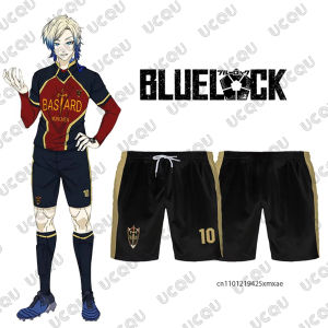 Summer New Blue Lock Anime Bastard Munich Team Uniform KAISER ISAGI Football Men Women Shorts Casual Sports Fitness Short Pants