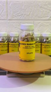 Obat Herbal Epilepsi Ampuh Obat Ayan Kejang Kejang Ayan Step Anak - Jamu Babah Kuya (KAPSUL)