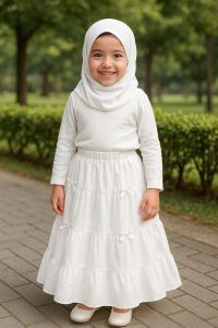 Rok anak 1-14 THN katun poplin/Rok anak terkini