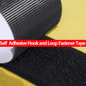 50mm(2 Inch) Strong Self Adhesive Hook and Loop Tape Nylon Heavy Duty Sticky Back Velcros Fastener for DIY Craft Home Office Car