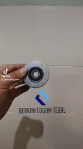 Roda Besi Cor Pintu Pagar Tanpa Rumah 6cm Full Pleting