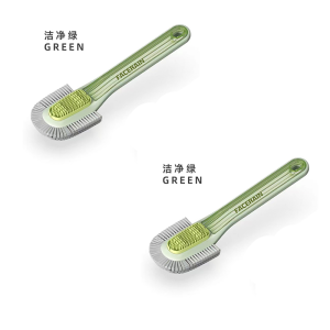 Double Bruch Head Shoe Brush No Dead Angle Decontamination Brush Shoes Handy Gadget Soft Fur Does Not Hurt Shoes Suede Suede Five-Sided Shoe Brush