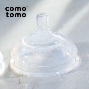 Pikobello Frosted Silicone Nipple Replacement Teats For Comotomo 7cm Wide Neck Feeding Baby Nipples