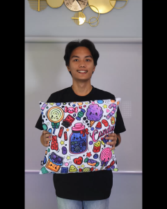 DIY Coloring Throwpillow - Mugmania Ph - Kids Coloring Pillow with FREE Fabric Markers