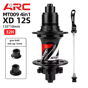 ARC MT009 6 Pawls Bicycle Hub MTB Hub Front 9x100 Rear 10x135mm 6 Bolt Disc Brake Bike Hub HG Micro Spline Sram XD 8 9 10 11 12v
