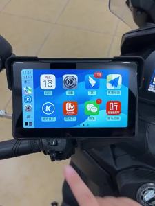 JIUYIN | Riding Specific CarPlay Compatible Motorcycle GPS and Dashcam Combo