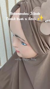 Jilbab Anak Butterfly & Kerudung Balita Kupu-Kupu: Hijab Bayi Lucu Gemes Bahan Jersey Size Baby - 7 Tahun