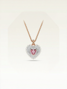 Swarovski | Heart-shaped Faux Pearl Pendant Necklace
