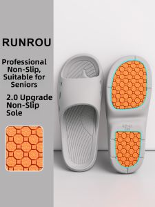 RUNROU | Non-Slip Anti-Odor Slip Prevention Cool Summer Slippers