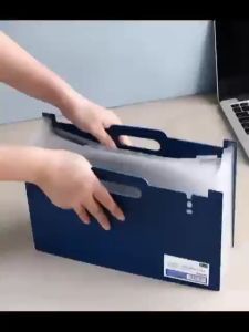 A4 Size 13 Pockets Accordion Expanding / Expandable Document File Folder Envelope OrganizerLarge Capacity Transparent Holder