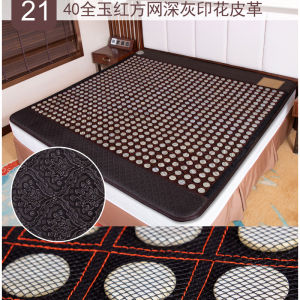 แผ่นรองที่นอนใช้ในบ้านเพื่อสุขภาพบำบัดด้วยแม่เหล็กบำบัดแบบคู่อุณหภูมิคู่แบบอินฟาเรดเพิ่มความร้อนด้วยไฟฟ้าสำหรับทัวร์มาลีน