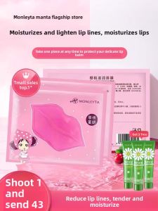 MONLEYTA | Authentic Lip Mask Patch Moisturizing Hydrating Dead Skin Removal Lightening Lip Lines Improving Dark Circles Around Lips