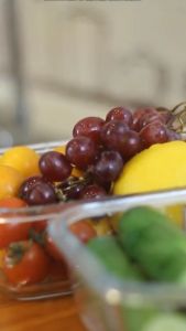 Gloricon Borosilicate Glass Container Set With Silicone Wrap