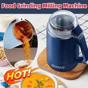 🔥No need to sieve powder🔥 300W Portable Electric Grinder Machine Strong Power Mixer Grinder Machine Grain Chopper For beansnutsseedscerealsDry powder etc.Fine Grinding Food Processor