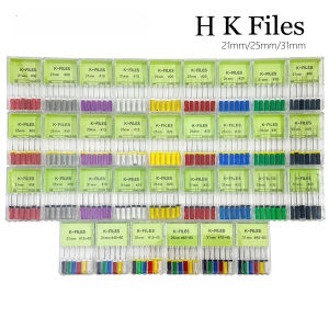6Pcs/Pack Dental H File 25mm K Files Tool Stainless Steel Rotary File 21mm 25mm.