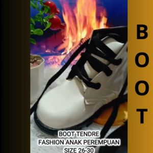 Sepatu Boot Anak Perempuan Docmart Usia 2-5 Tahun: Bahan Kulit Terbaru
