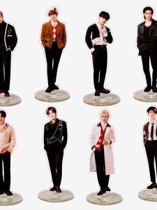 Straykids Christmas Series Acrylic Standing Sign: Official Merchandise & Desktop Decoration