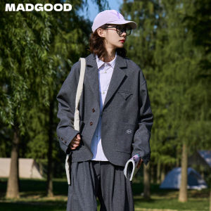Madgood Casual Embroidered Decorative Intellectual Street Style Polyester Fiber Long Sleeve Suit Jacket Autumn Seasonal Fashion