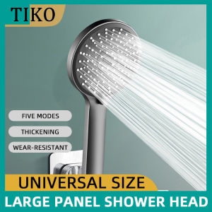 5โหมดปรับหัวฝักบัวแรงดันสูงประหยัดน้ำมือถือหัวฝักบัวน้ำสีดำหัวฝักบัวห้องน้ำหัวฉีดอุปกร