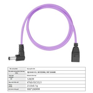 Dây Điện Nối Đèn Có Thể Uốn XT60