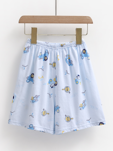 Loose Pure Cotton Short Pajama Pants for Kids Thin Home Use Summer Sleepwear for Boys And Girls Comfortable Breathable Kids Home Clothes