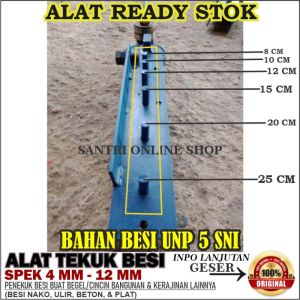 alat peluru dan pembengkok besi beton