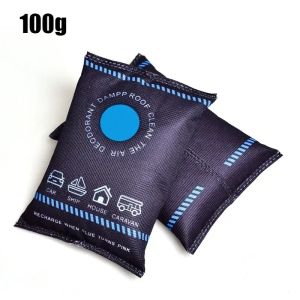 Silica Gel Moisture Killer Bag Reusable Desiccant Dehumidifier Bag Multifunction Silica Gel/Mineral for Wardrobe Shoe Cabinet