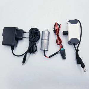 Động Cơ Giảm Tốc 12V 110RPM LS370 chế bàn xoay quay thịt mini mô tơ giảm tốc 12V