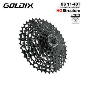 GOLDIX 11 40 42 cassette 9 speed Ultralight Mountain Bike Cassette For Shimano HG Structure Hollowed out 9-speed freewheel