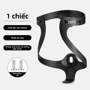 West Biking | WEST BIKING Lồng Đựng Bình Nước Bằng Sợi Carbon Màu Đen Giá Đỡ Xe Đạp Đúc Nguyên Khối Độ Bền Cao Nhẹ Cho Xe Đạp Đường Trường & Xe Đạp Leo Núi