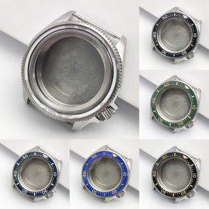 38 มมนาฬิกาผู้ชาย สีฟ้าทะเล คริสตัลกันน้ำ 5ATM เหมาะสำหรับไซโก้ NH35 NH36 การเคลื่อนไหวสแตนเลสสตีล