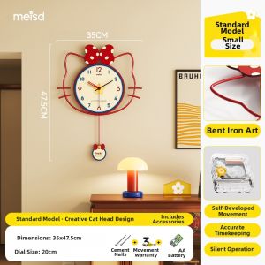MEISD | Silent Cat Decorative Wall Clock