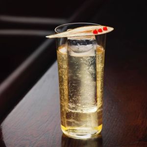 แก้วชิ้นเล็กบางเฉียบสำหรับเครื่องดื่มแอลกอฮอล์สไตล์ญี่ปุ่น แก้วผสมเครื่องดื่มสีเหลือง แก้ว HighBall สำหรับบาร์และครัวเรือน