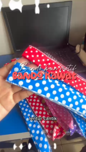 Halobestie / Bandana / Bando / Bando Korea / Bandana Kawat Korea Bludru Bulu Motif Headband Bulu Bando Bunny Chibi Bandana Korea