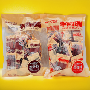 Renqi Snack Wheat Tumbling Shredded Dried Meat Bagged Spicy Flavor Five-Spice Flavoring Braised Snacks Satisfy the Appetite Casual Food