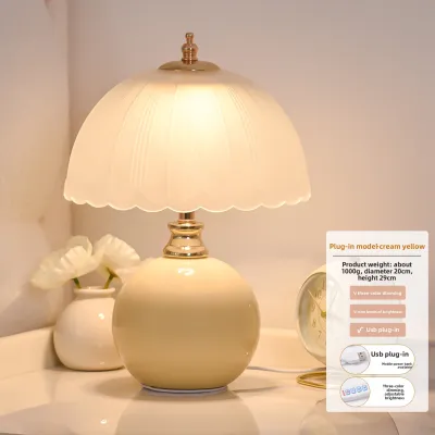 YOULIMEIJIA | Retro Luxury Bedside Lamps Pair