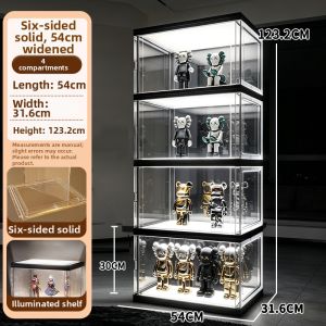 SHOUNADAREN | LED Lighting Dustproof Transparent Display Case