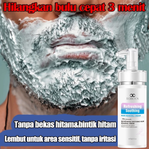 Krim Penghilang Bulu Pria 100g / Area Janggut dan Wajah / Menghilang Bulu Kaki / Hilangkan Bulu Ketiak / Penghilang Bulu Area Kemaluan / Cepat Tak Efek Samping