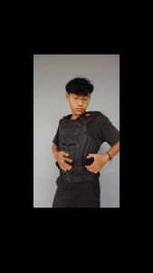 Rompi Motor Plus Atau Alas Dada Depan Model Motor + Bonus Sarung Tangan Woll - Hitam JM Variasi Aksesoris Murah