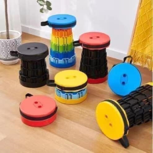Outdoor Folding Telescopic Stool Portable Collapsible Stools Lightweight Camping Travel Hiking tools