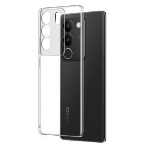 Vivo X100 Ultra Transparent Full Cover Silicone Soft Shell Y200/Y100i/Y76s/Y77/Y33e S19/S18/S17 Vitality Edition Anti-Fall Protection Case