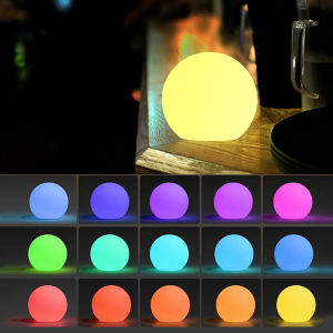 Modern Simplicity LED Atmosphere Light round Ball Table Lamp for Coffee Shop Bar Restaurant Script Wolf Kill Desktop Decoration