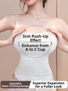 MITAOBEI | White Push-up Bralette with Thickened Padded Cups for Small Breasts
