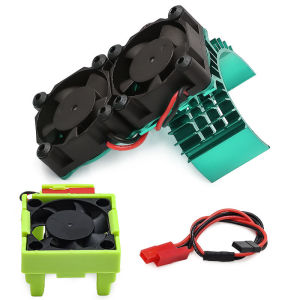 ONEVAN | Traxxas 3340 Upgrade Cooling Kit VXL3S ESC Fan Heatsink for 540 Motor Fits Slash Rustler Stampede 4WD Models