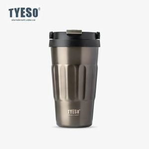TYESO | Ly Giữ Nhiệt Cà Phê Tyeso 500ml Bằng Thép Không Gỉ Cổ Điển Có Tay Cầm Tiện Dụng Cho Du Lịch Và Sử Dụng Hàng Ngày Thân Thiện Với Môi Trường