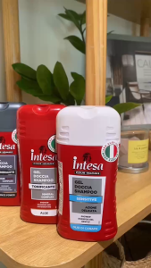 Gel Tắm Gội Dành Cho Nam 2 Trong 1 Intesa Pour Homme Của Ý Giúp Giảm Mùi Cơ Thể Làm Mát Làm Sạch Dịu Nhẹ